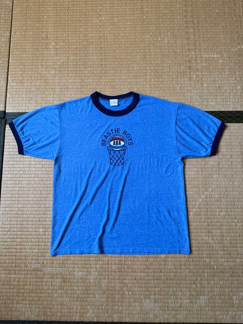 【希少】90s Beastie BoysリンガーT (ABA) USA製
