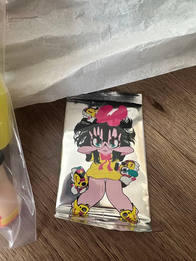 Reebok SNKRDUNK にぎるちゃんソフビ カード　イエロー　靴なし