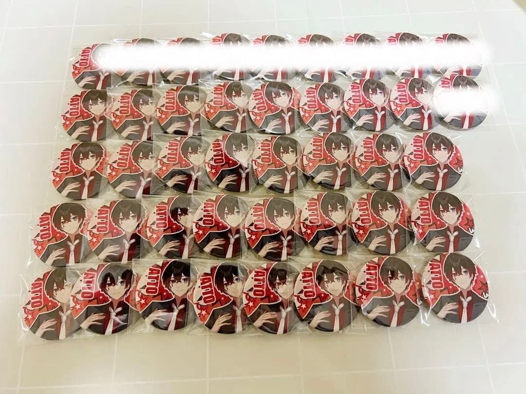 AMPTAK あっとくん 1st等身缶バッジ