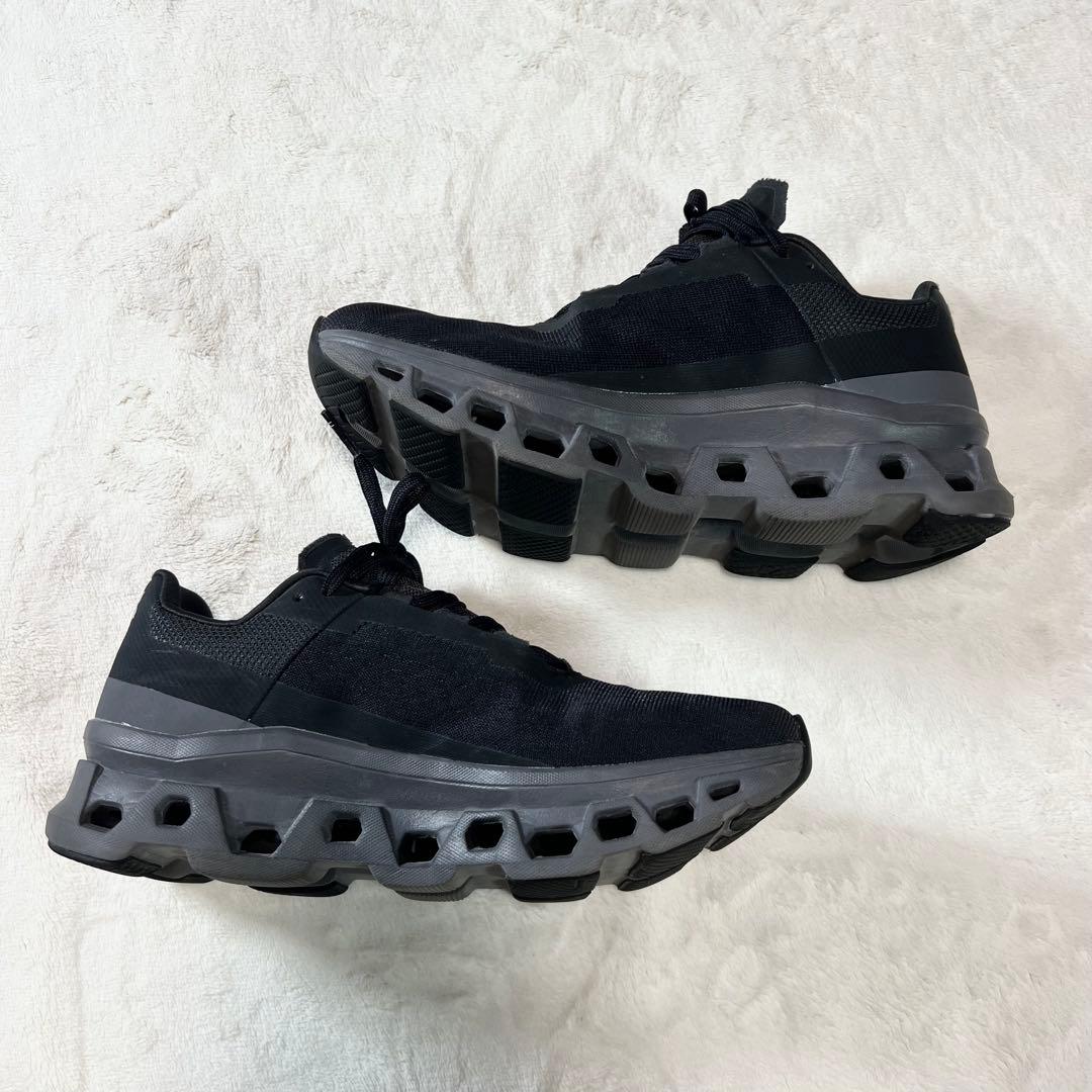 On Cloudmonster ブラック ランニングシューズ24.5cm