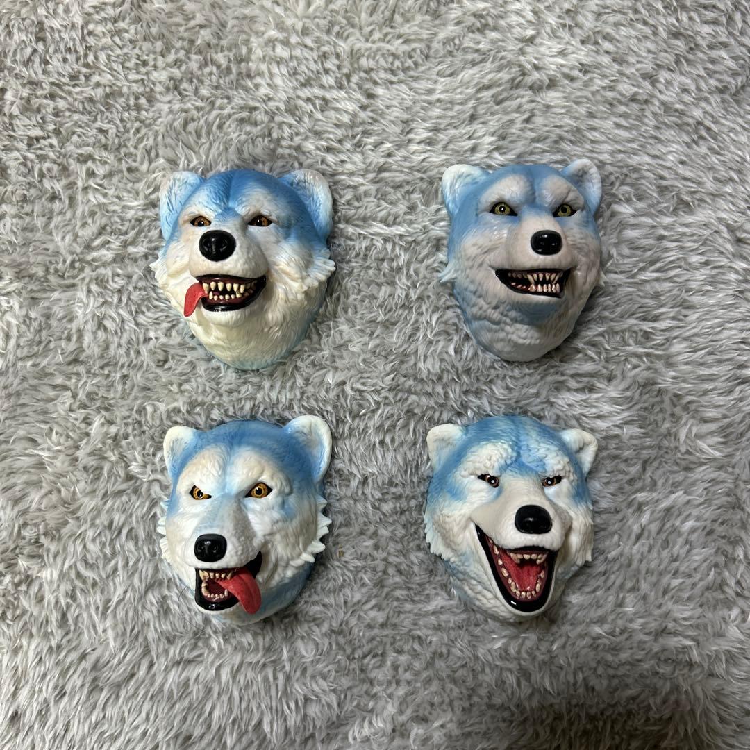 一番くじ　MAN WITH A MISSION　H賞　フェイスマグネット　4種