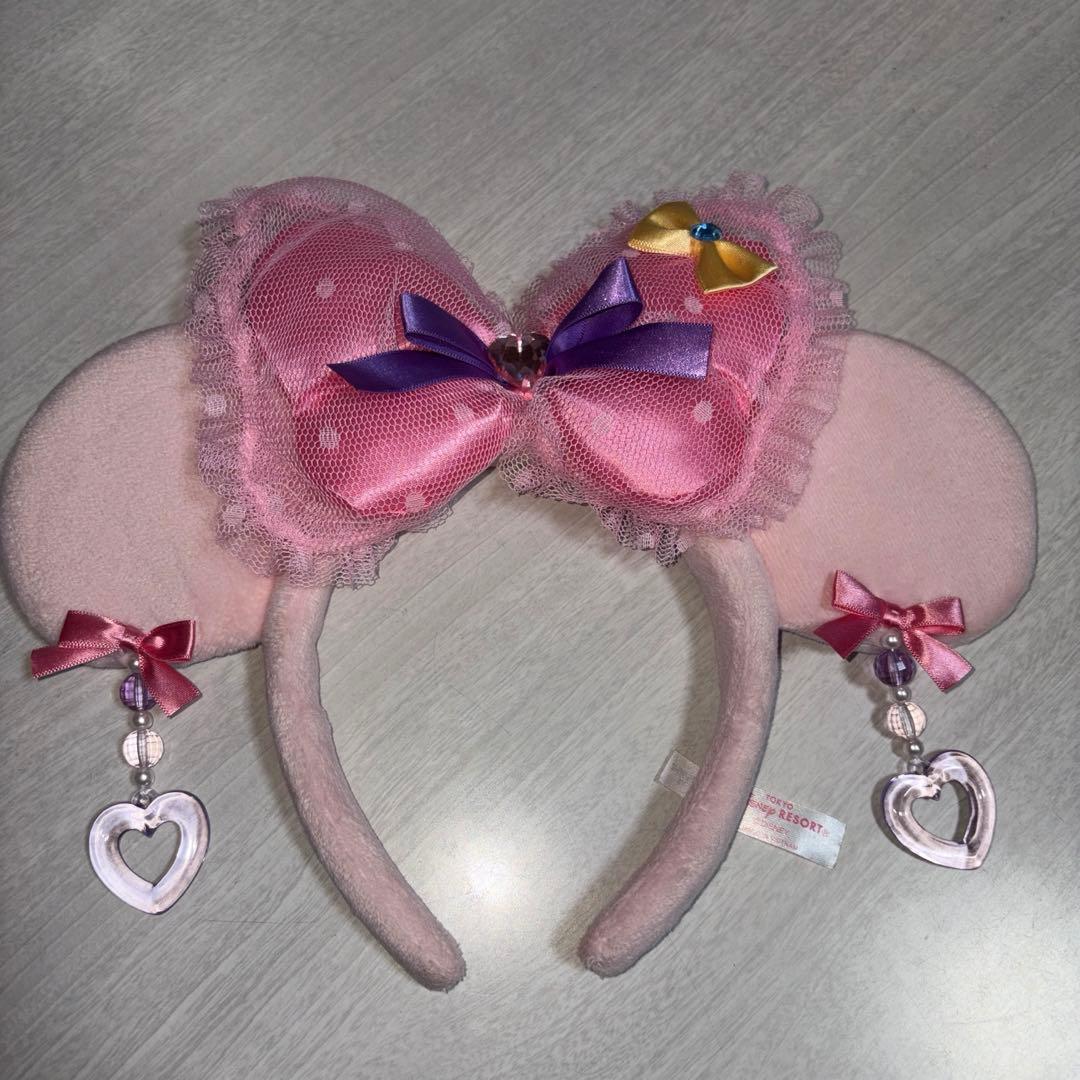 ディズニー ミニー イヤリングカチューシャピンク