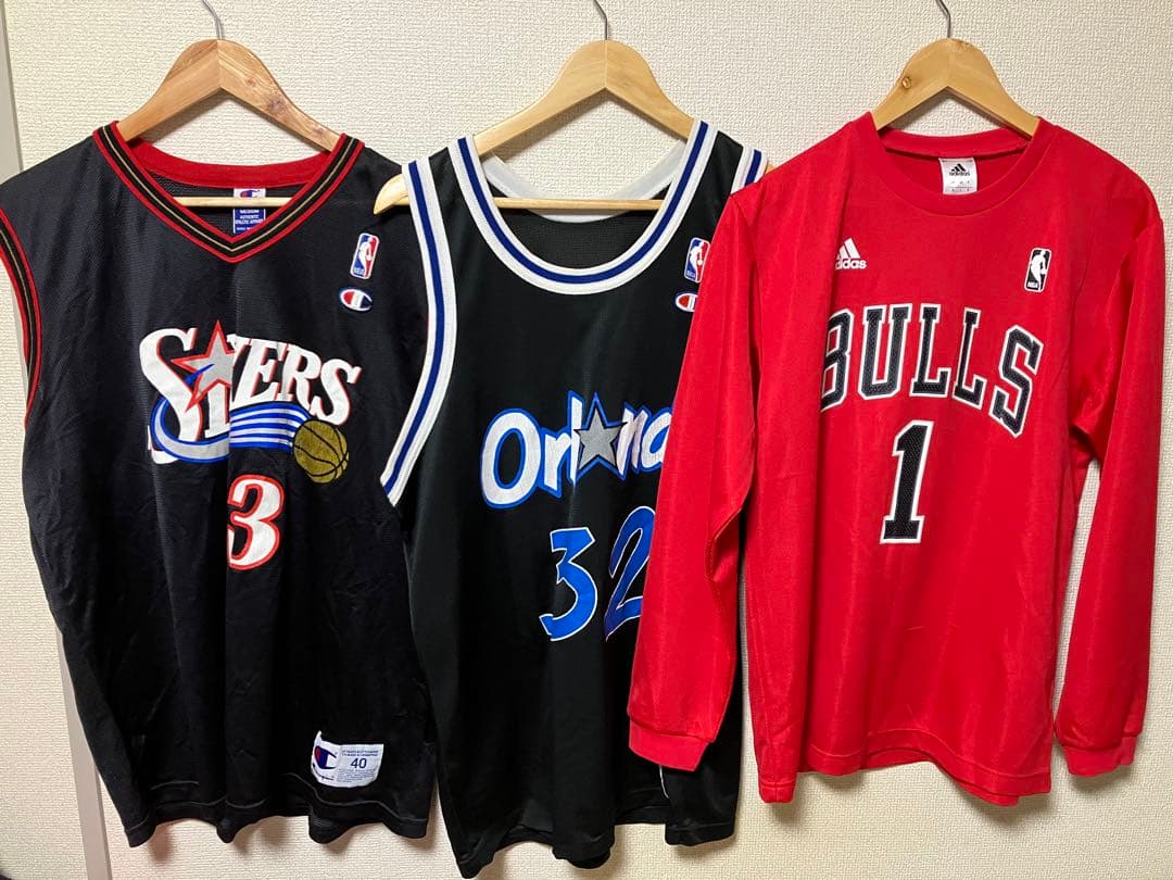 NBA ユニフォーム、シャツ 3枚セット