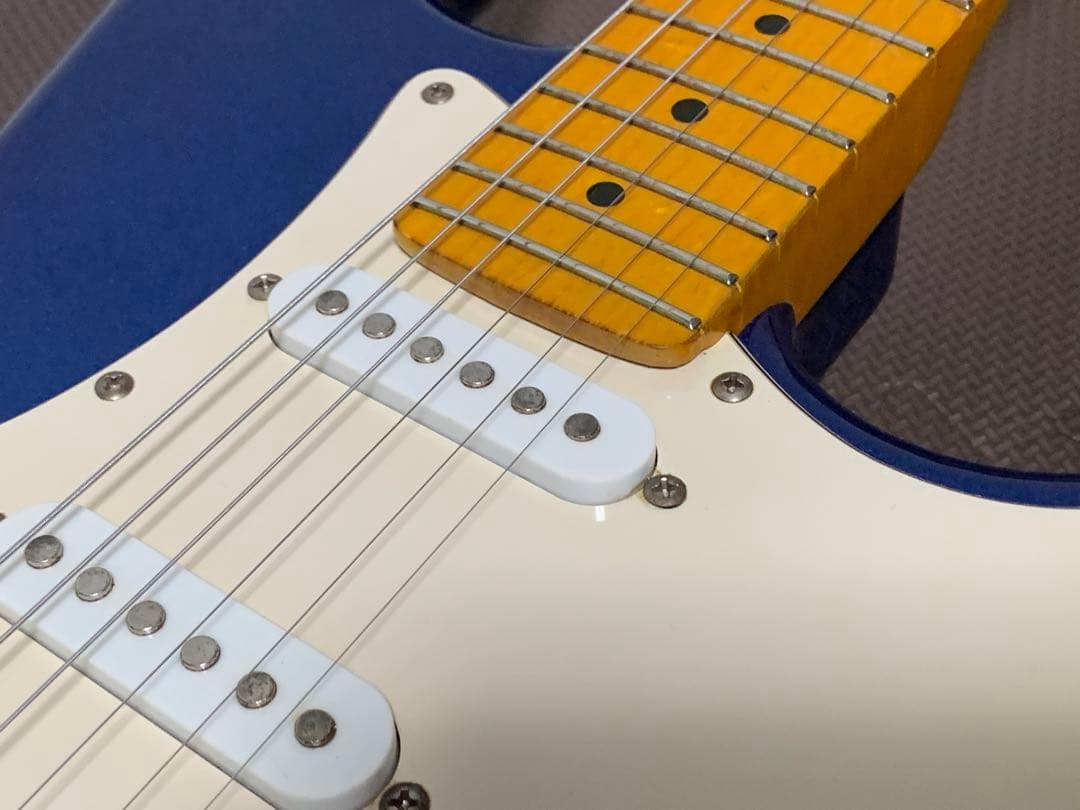 セルダー SELDER ストラト ストラトキャスター メイプル 杢目 青