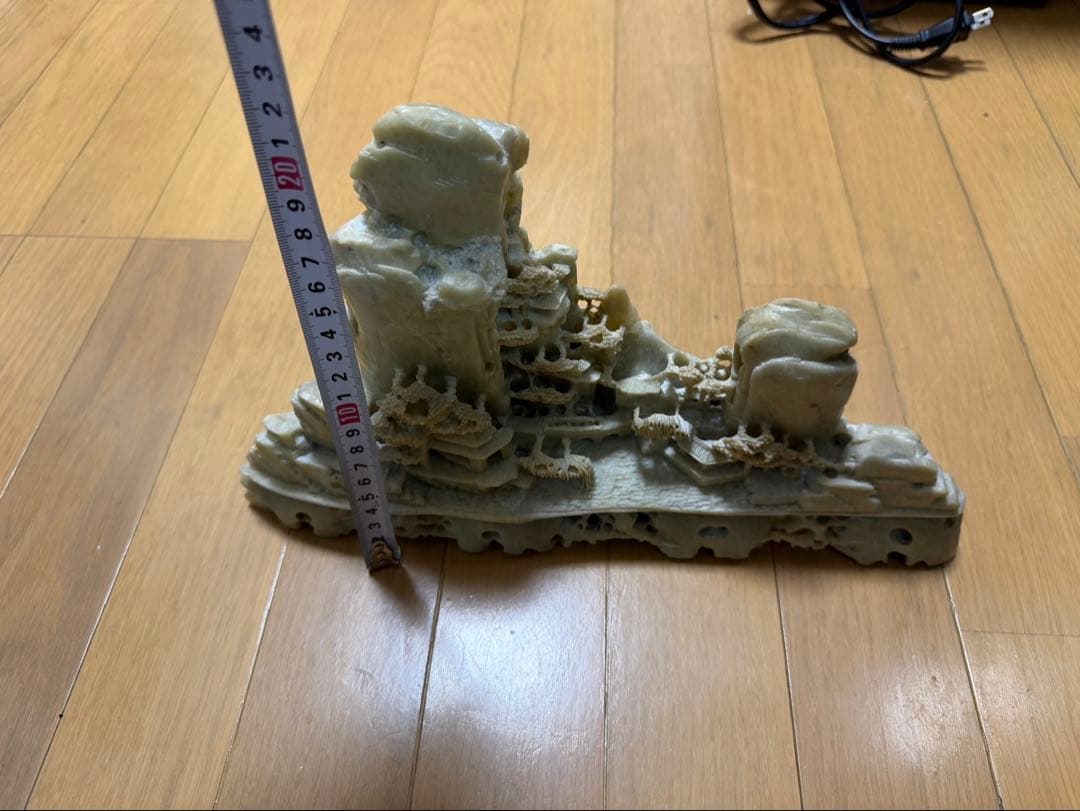 中国美術 置物 天然石 彫刻インテリア