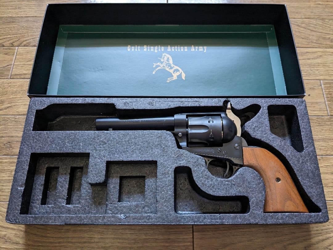 S*家様 タナカ saa コルトシングルアクションアーミー 木製グリップ