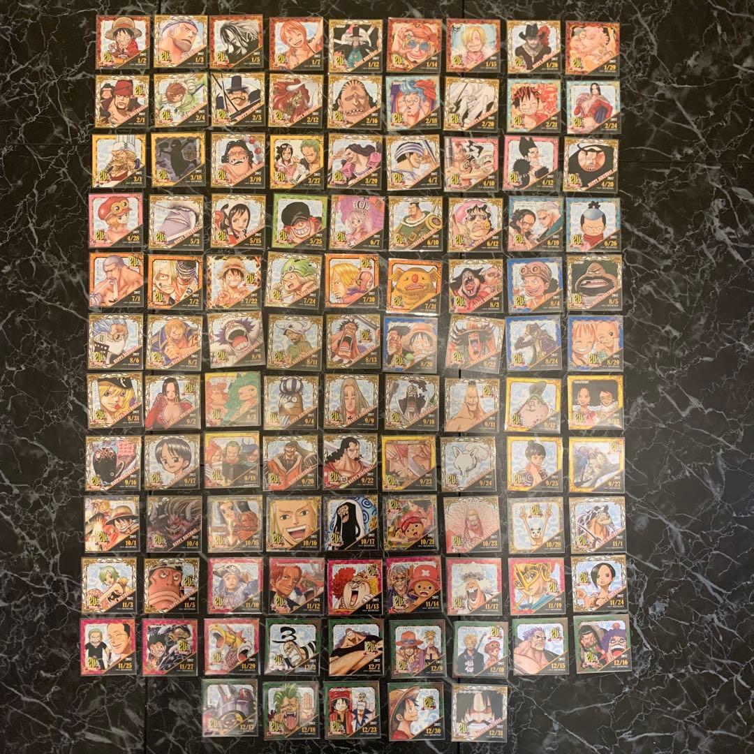 麦わらストア　365日　ステッカー　100種類　以上？　セット　誕生日　ルフィ