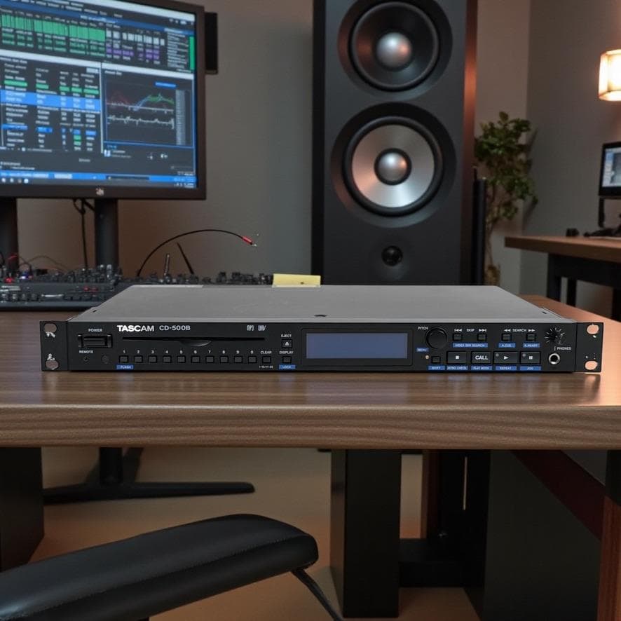 ◆優良美品◆TASCAM CDプレーヤー 業務用1U CD-500B