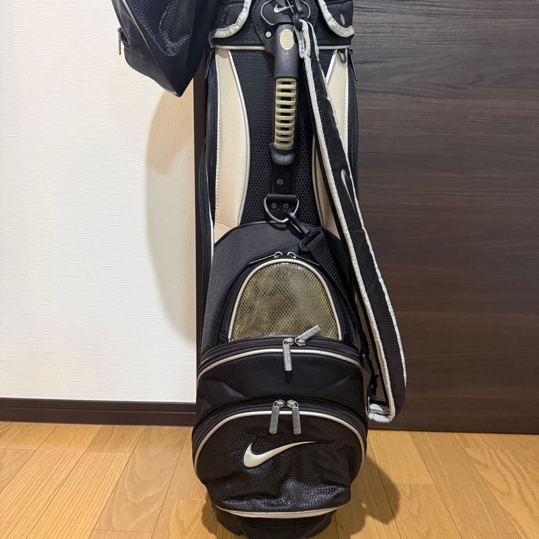 Nike キャディバッグ ゴルフバッグ 黒/白