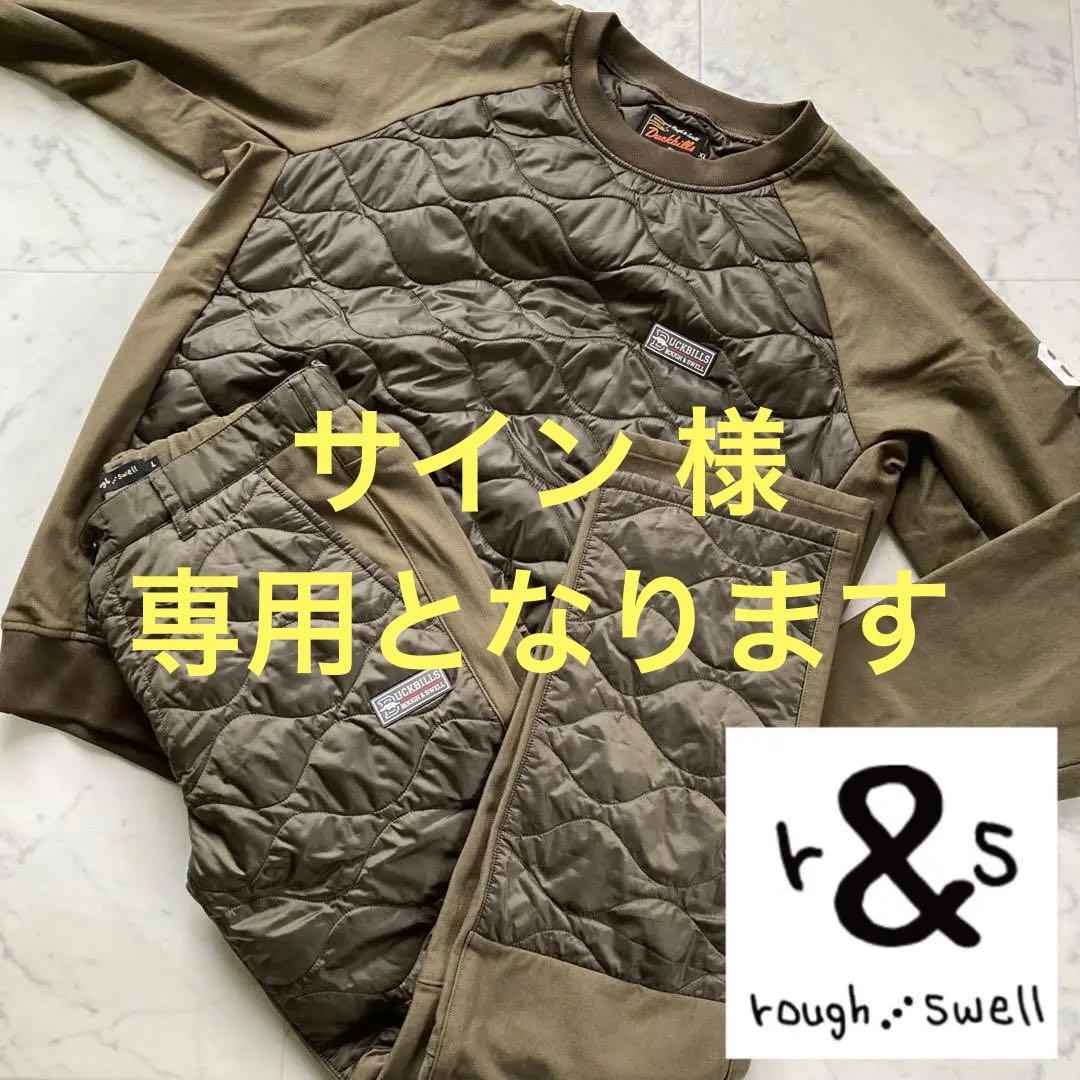 定価63800円⛳️美品メンズL ラフアンドスウェル 中綿スニード＆パンツ