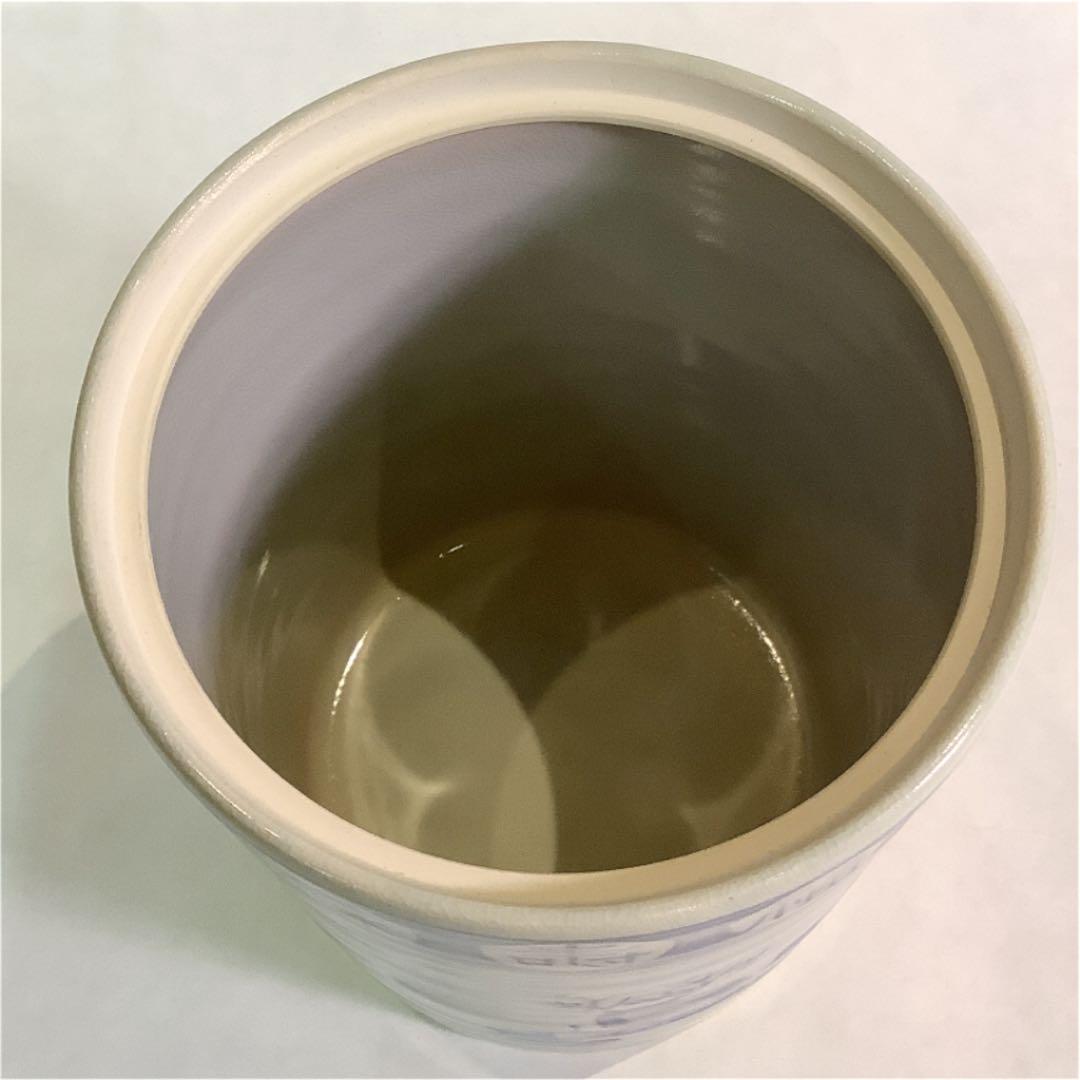 【茶道具】中村秋峰　染付山水絵　水指　塗蓋付