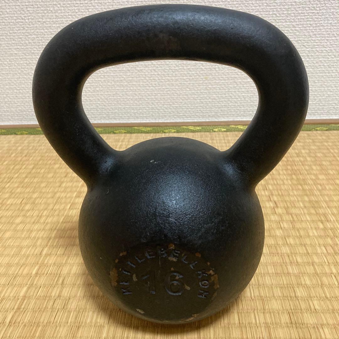 16kg ケトルベル キャストアイアン製 Kettlebellkon