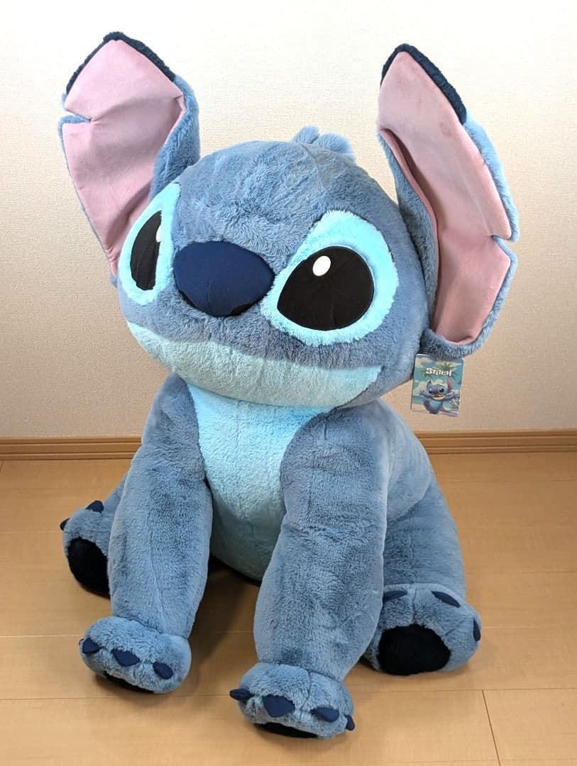 【極美品】スティッチ BIGサイズ ぬいぐるみ コストコ Costco タグ付