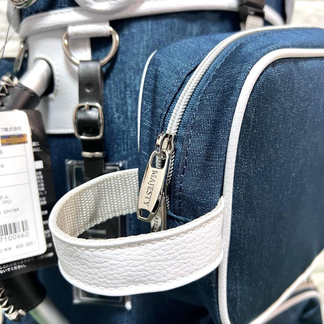 未使用　MAJESTY Heather Wheel キャディーバッグ　ネイビー