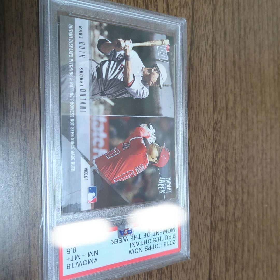 【PSA】大谷翔平&ベーブ・ルース　topps now 2018ルーキーカード