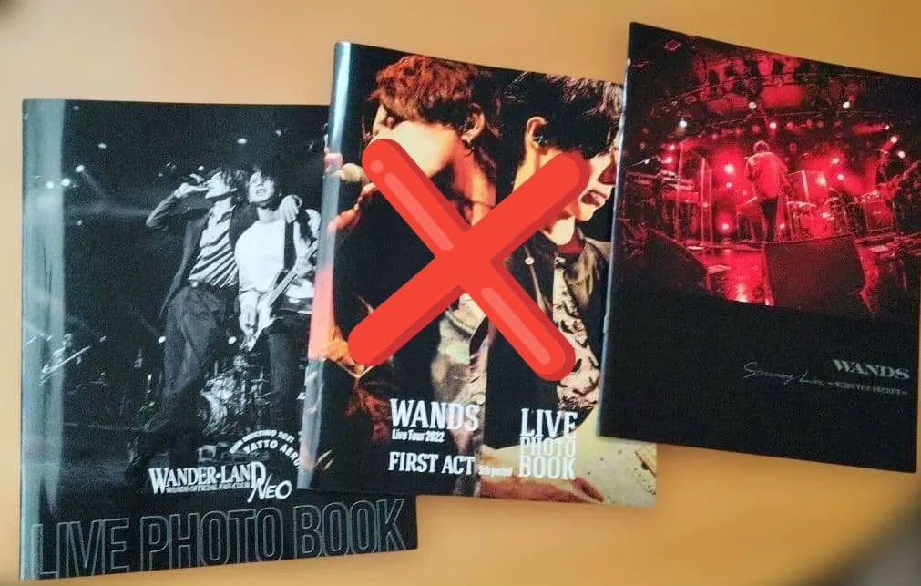WANDS （第5期）ライブフォトブック ２冊セット　上原大史
