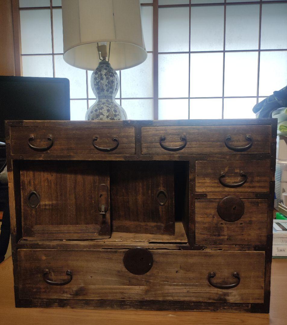 古道具  古家具  小引き出し  明治後期 小箪笥  レトロ