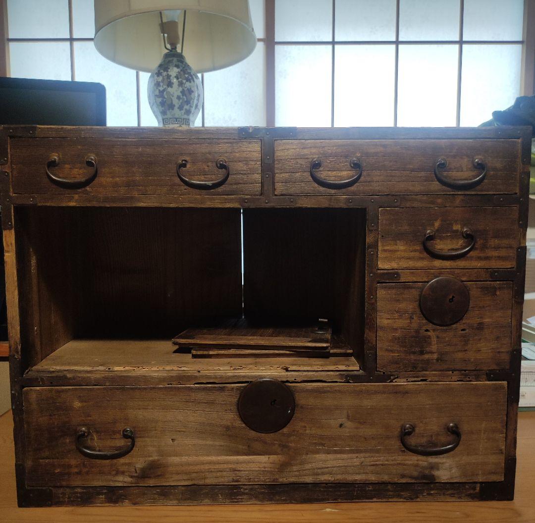 古道具  古家具  小引き出し  明治後期 小箪笥  レトロ