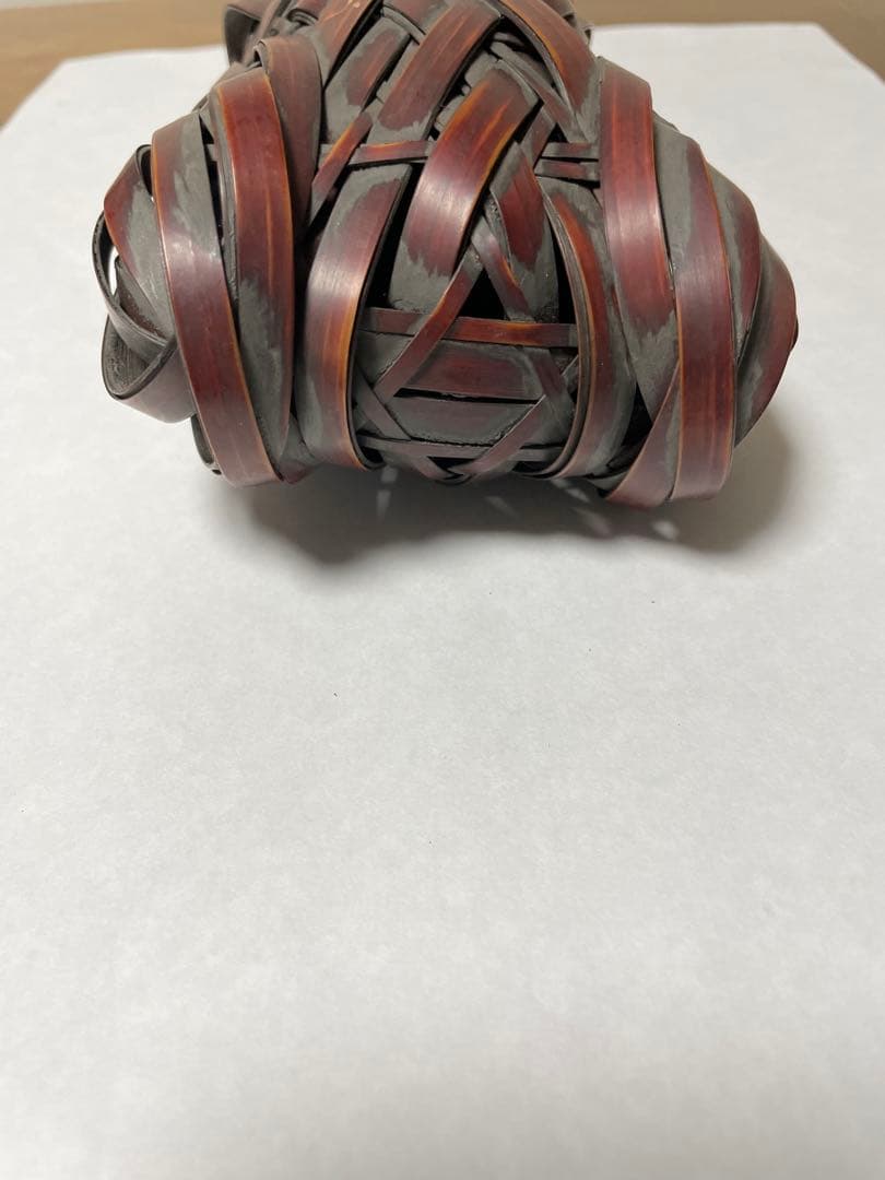 値下げ‼️ 竹花入 ‼️竹山作 ‼️竹製 蝉籠 花入 花籠 竹編 竹籠 掛花入 茶道具