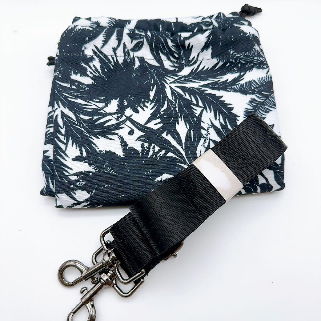 パーリーゲイツ トートバッグ クリア×黒×ボタニカル 総柄 新品 正規品