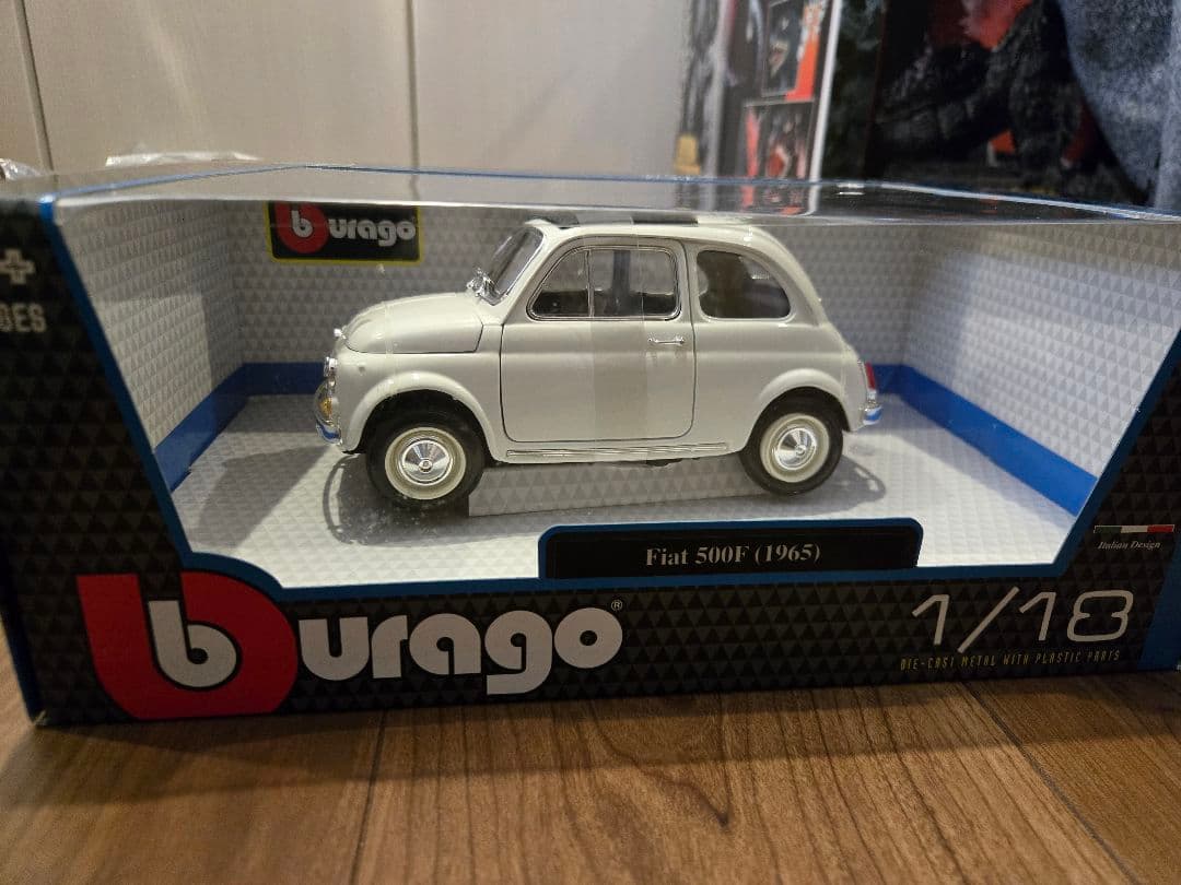 当時物　ブラーゴ1/18 フィアット500〔1968年〕ミニカー完成品ルパン3世