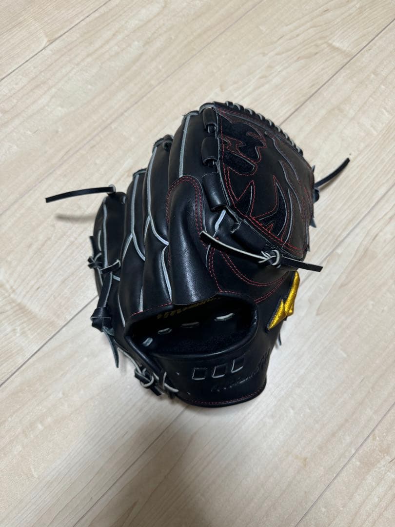 ミズノプロ 硬式 グローブ 黒 右投げ用 投手用
