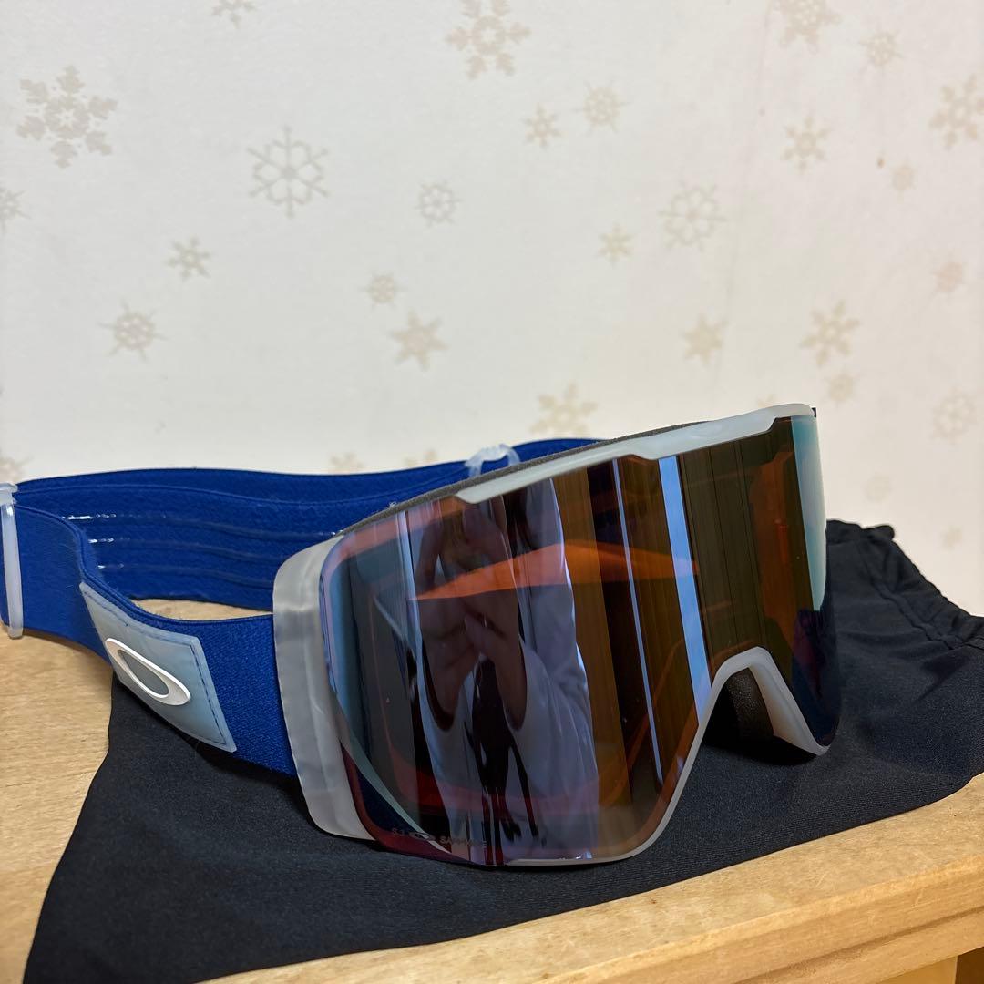Oakley スキーゴーグル ブルー/クリア