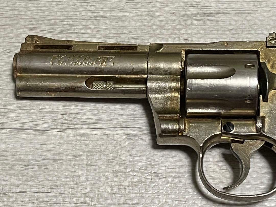 MGC パイソン 357マグナム リボルバー ゴールド