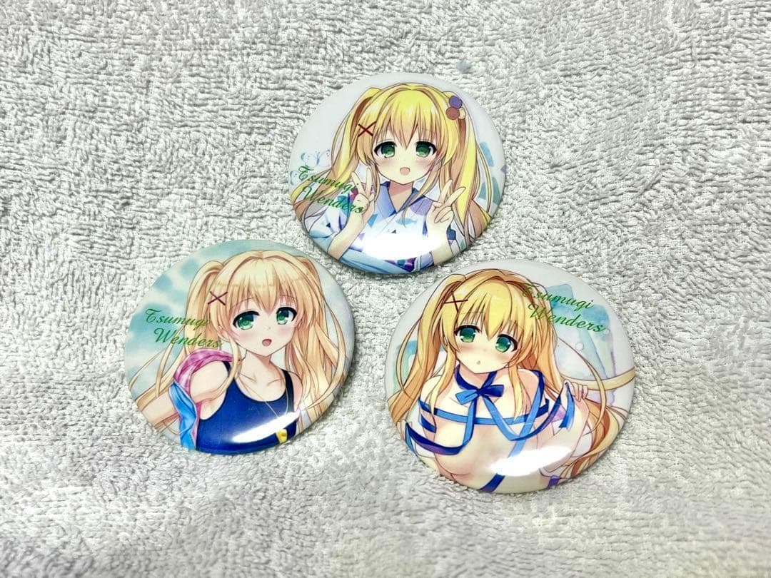 Summer Pockets character1 2019 紬 缶バッジ