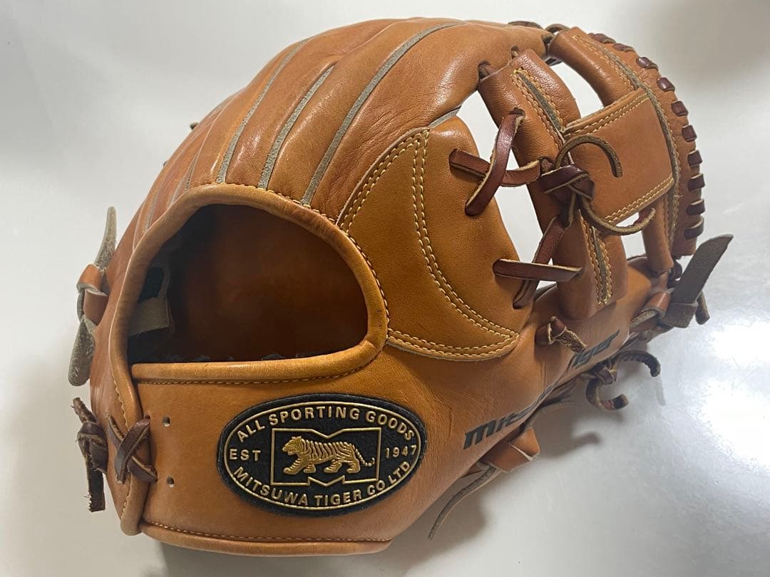 MITSUWA TIGER ミツワタイガー 内野用軟式グローブ