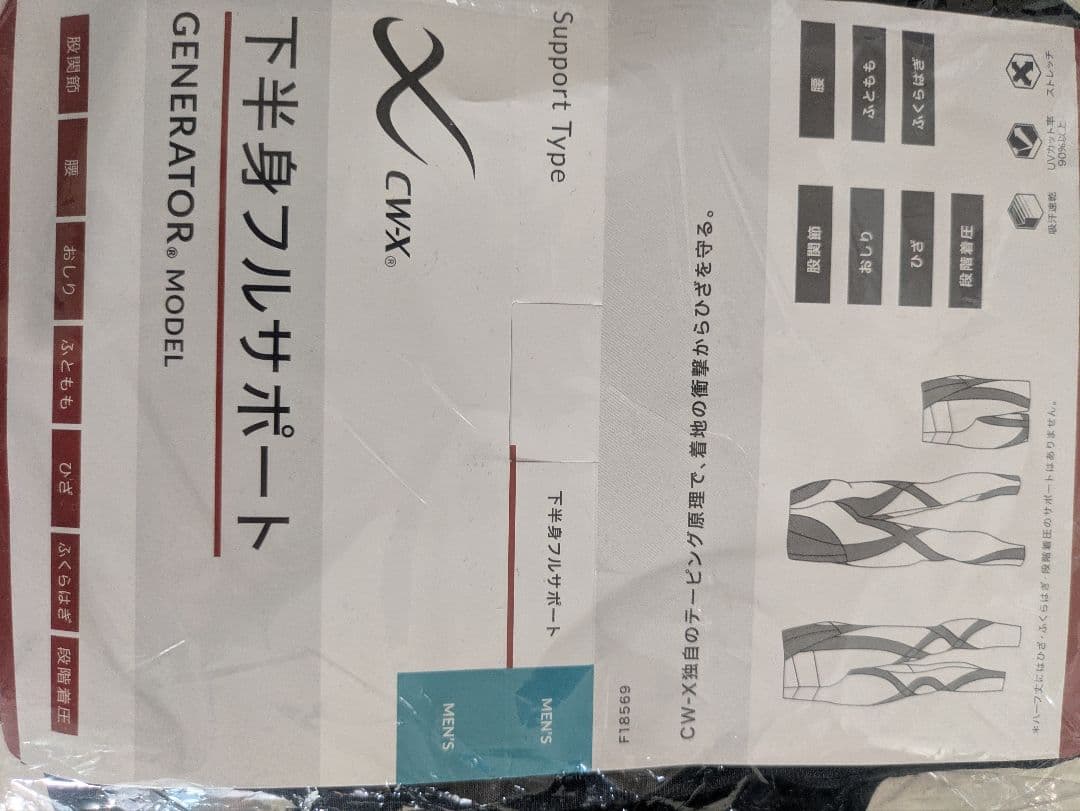 CW-X 下半身フルサポート タイツ LY MENS