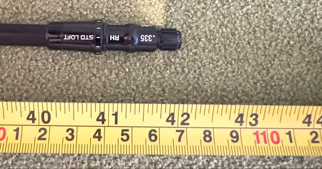 新古品｜24ベンタスブラック5X｜ミニドライバー向け43｜テーラーメイドスリーブ