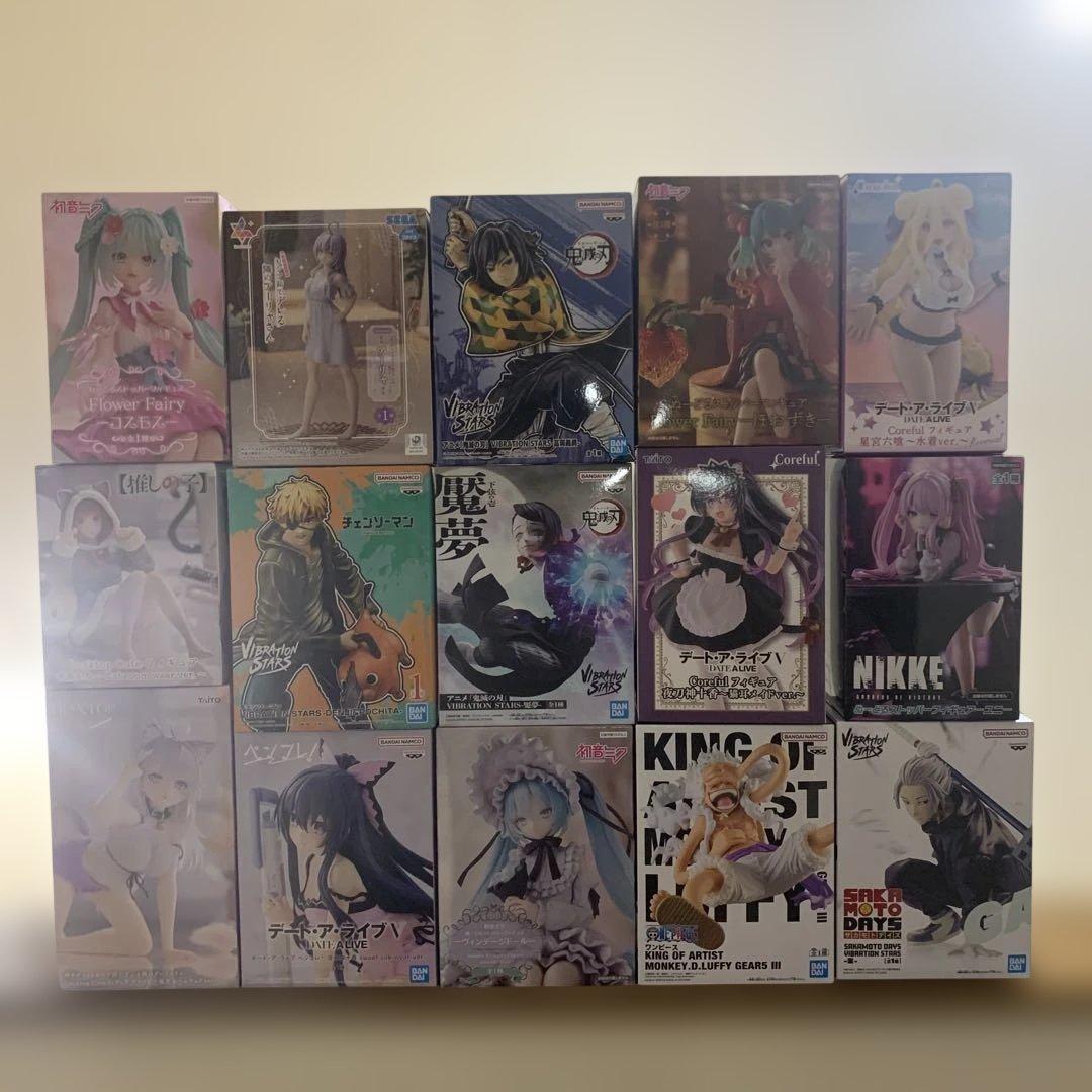 【新品・未開封】アニメフィギュア15体セットまとめ売り