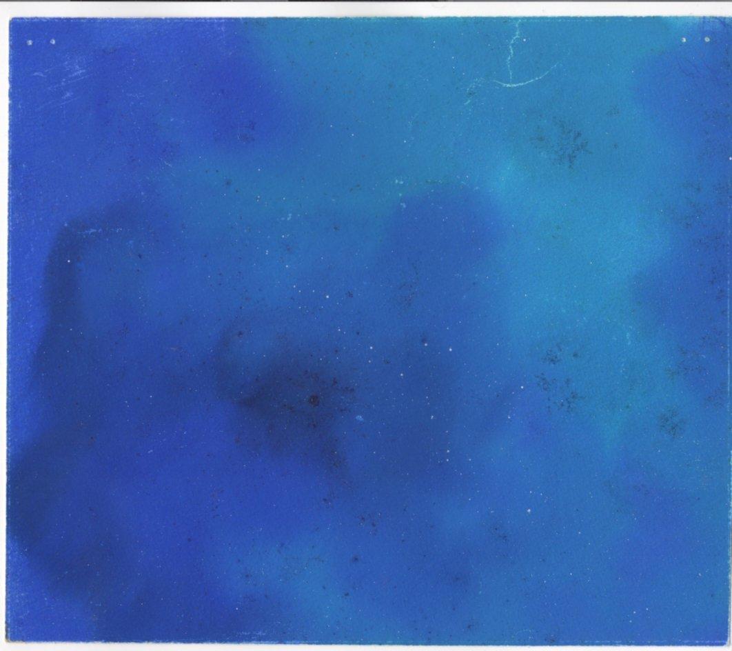 ガンダム　直筆背景画　セル画