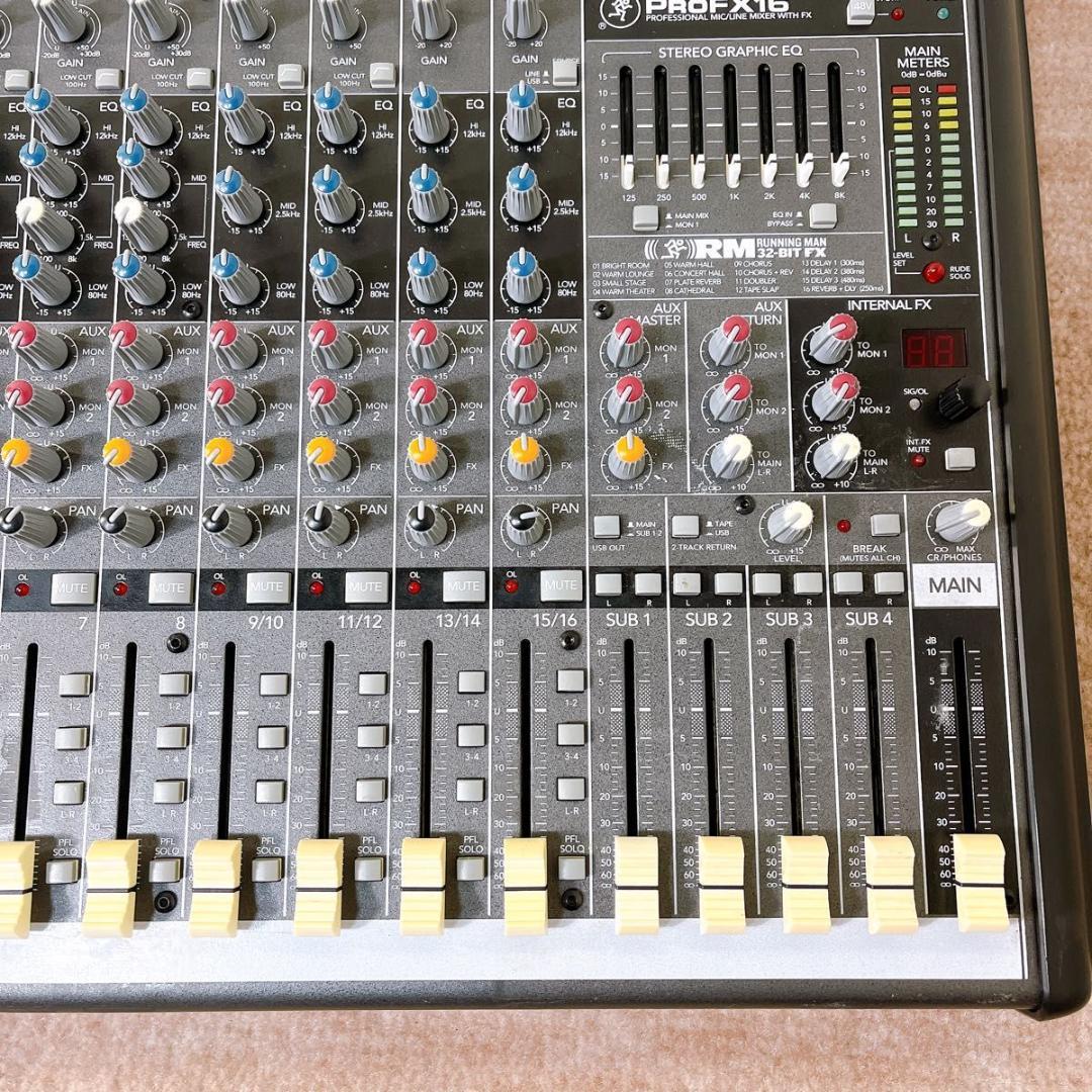 MACKIE マッキー PROFX16 アナログミキサー 16チャンネル 4バス