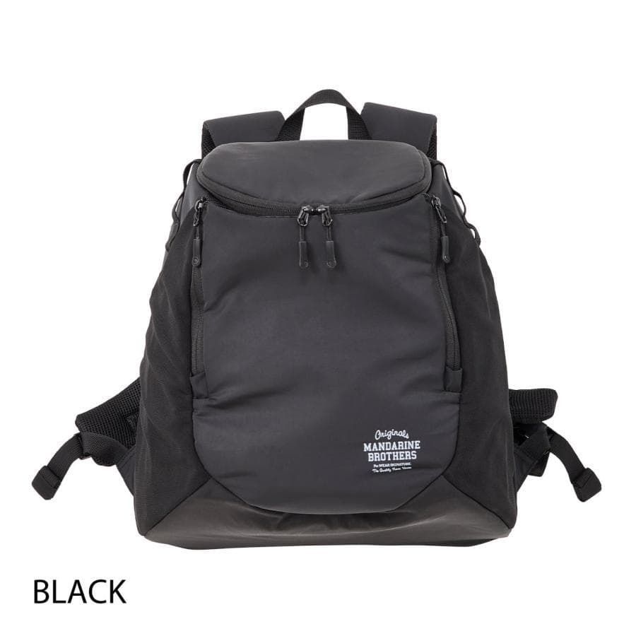 マンダリンブラザーズ　ウィンストンハグバッグラージ　ブラック