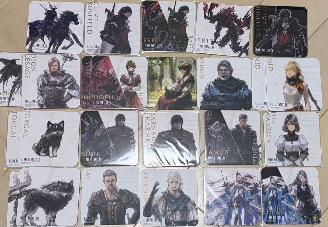 FF16 ファイナルファンタジーXVI コースター　クライブ　ジル　ジョシュア