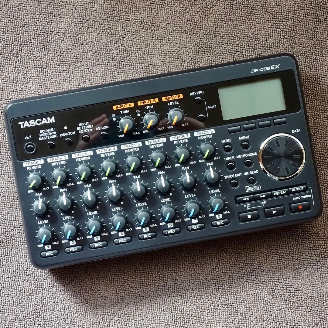 【ほぼ美品】TASCAM DP-008EX タスカム マルチトラックレコーダー