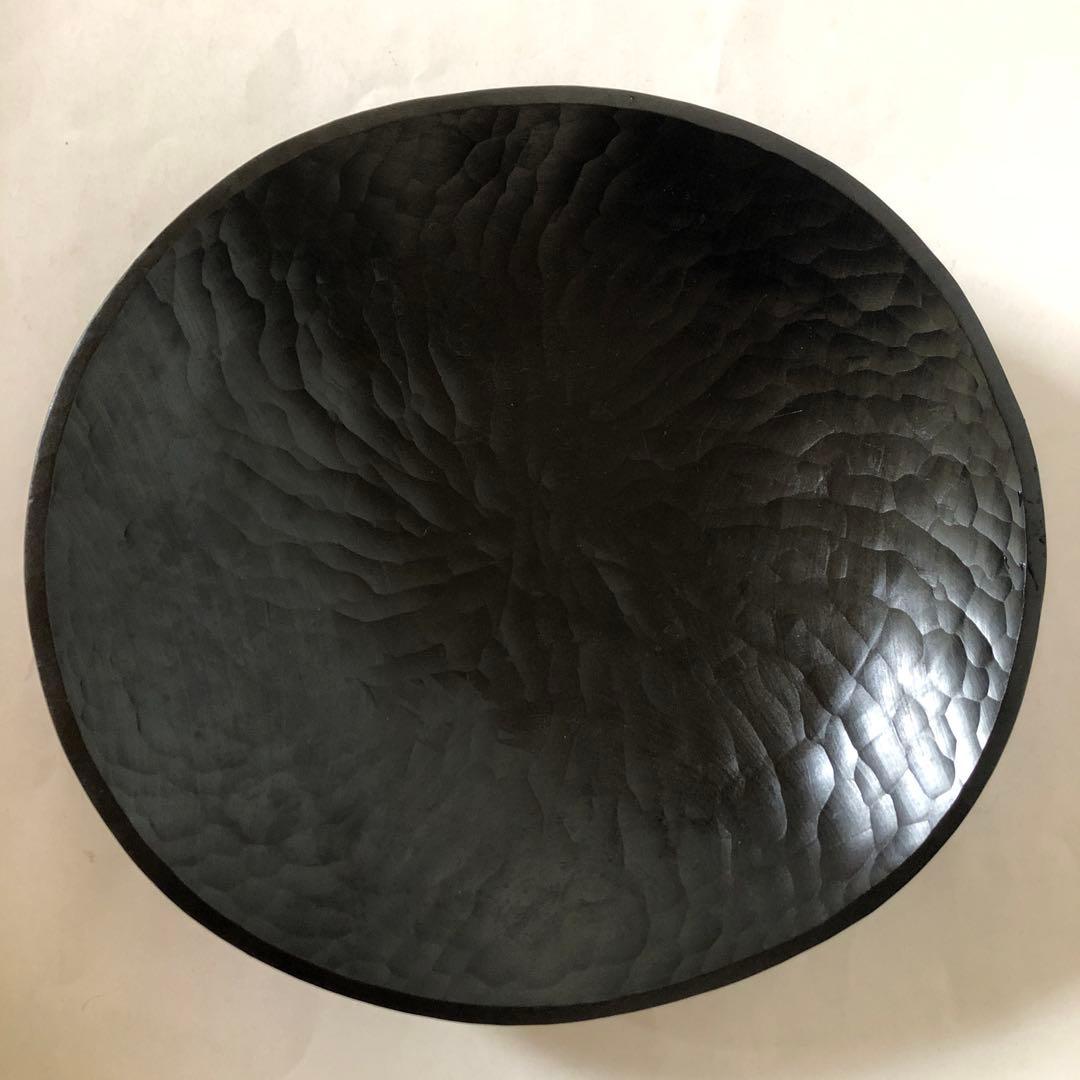 三谷龍二　黒漆の大鉢　Noir bowl