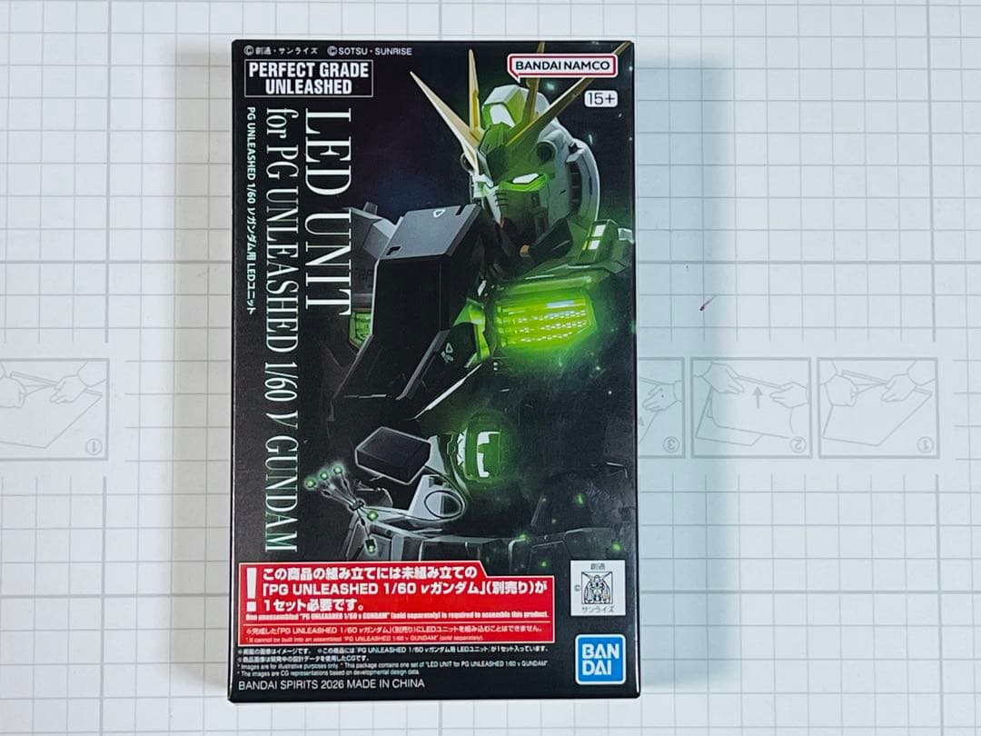 PG UNLEASHED νガンダム用 LEDユニット