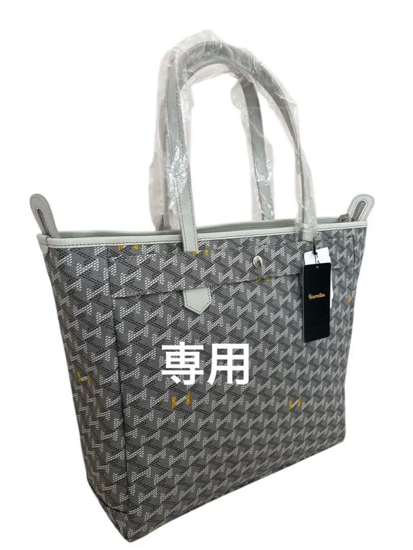 【新品、未使用】レザレクション　トートバッグ グレー