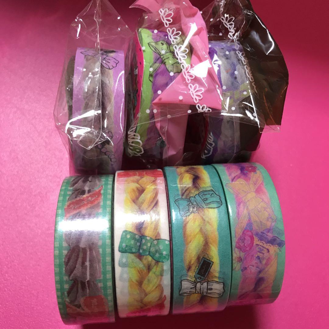 マスキングテープ   海外マステ　徐徐　みつあみ　ホイップ