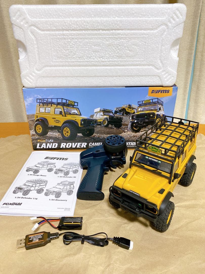 FMS ラジコン　ディフェンダー 1/24 ランドローバー fcx24m