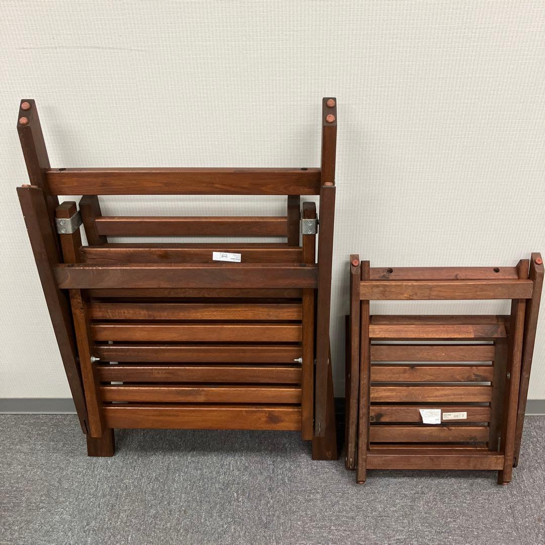 IKEA ÄPPLARÖ 折りたたみ式アウトドアチェアチェア テーブル　セット