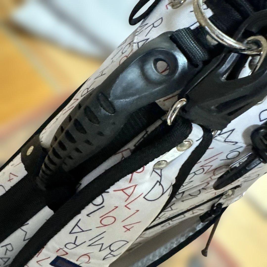 Admiral ADMG1BC8 キャディバッグ ホワイト ゴルフバック