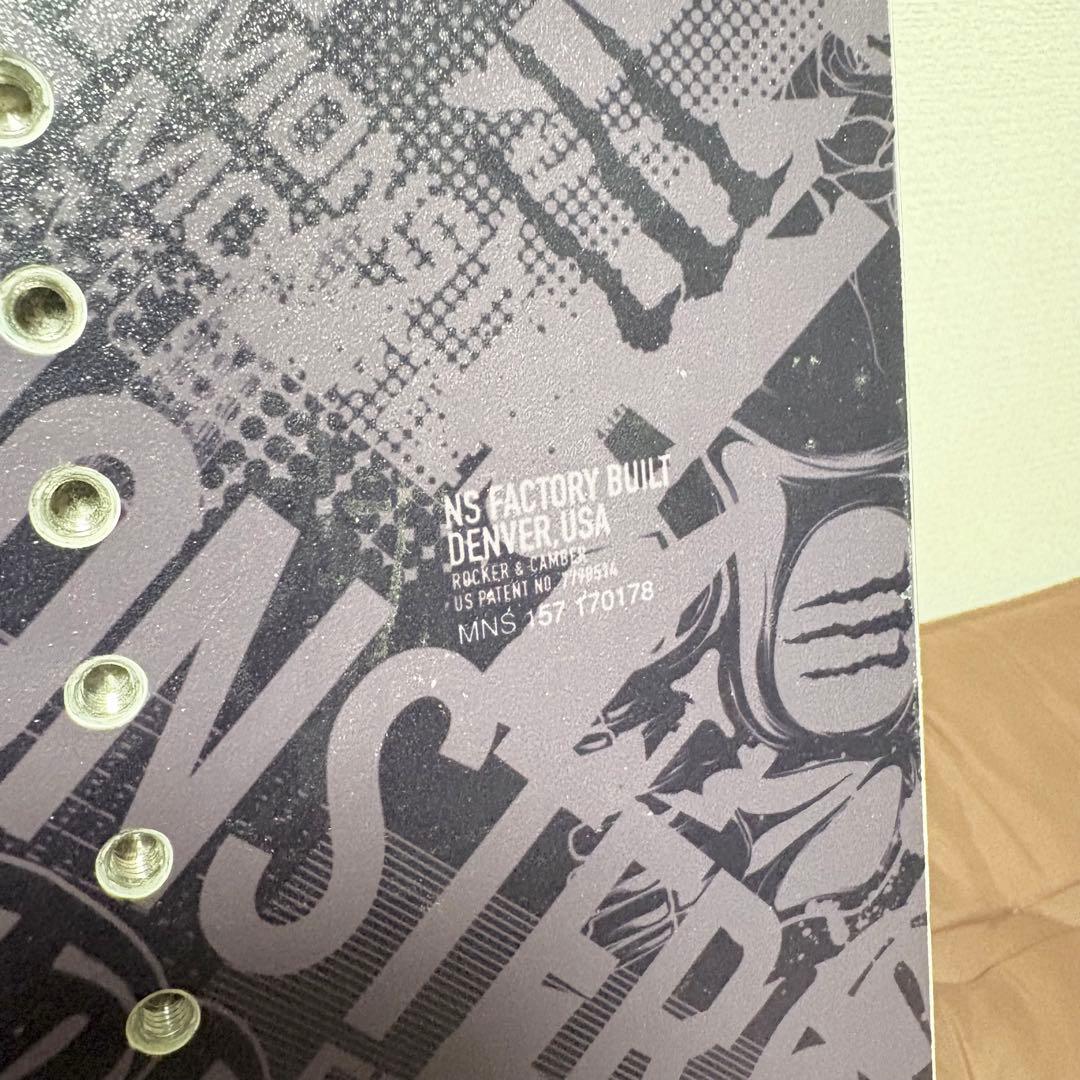 【希少品】NEVER SUMMER スノーボード モンスターエナジー 157