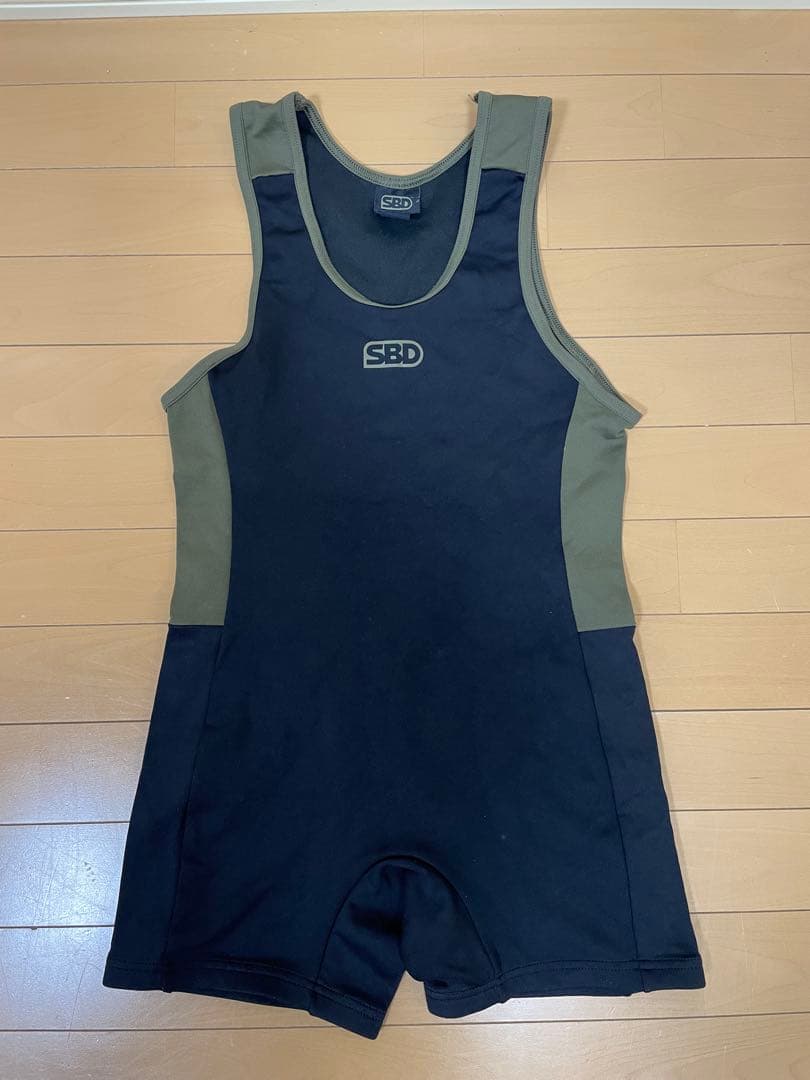 SBD ENDURE パワーリフティング シングレット GREEN Mサイズ