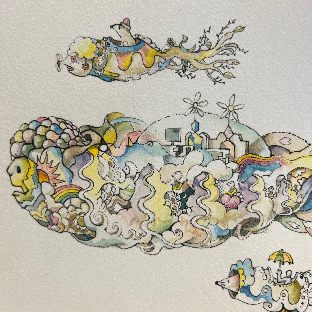 春へ向かう　絵画