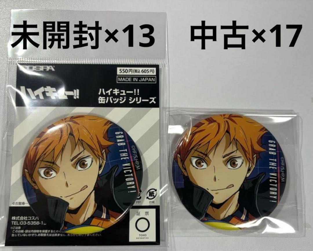 日向翔陽 コスパ 缶バッジ