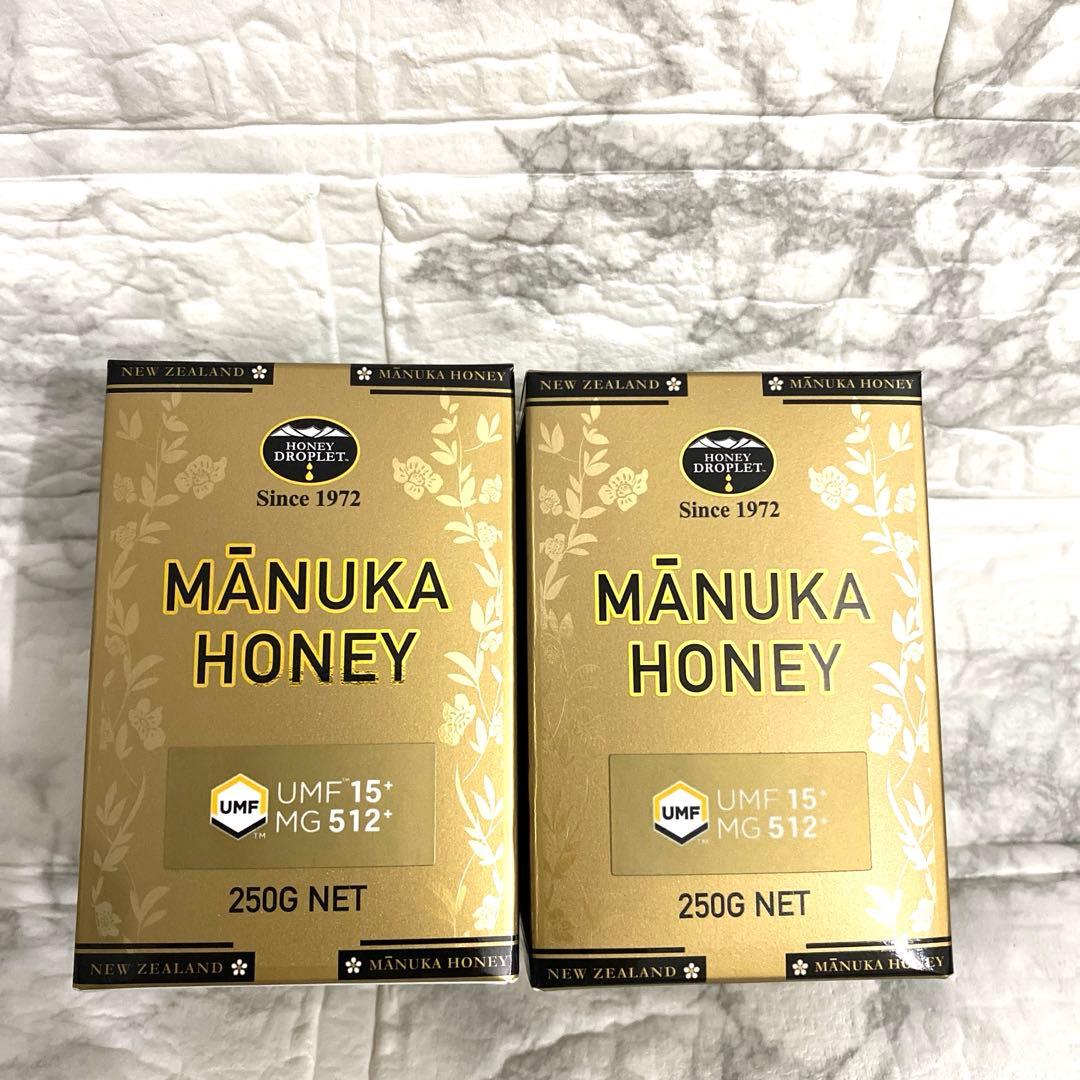 マヌカハニーUMF15＋　　ハニージャパン　ハニードロップレット　2点